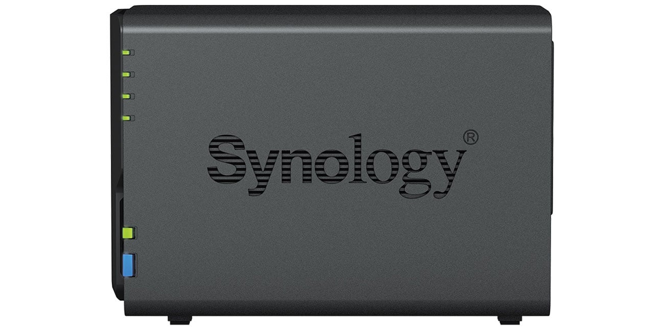 Вид сбоку Synology DS223