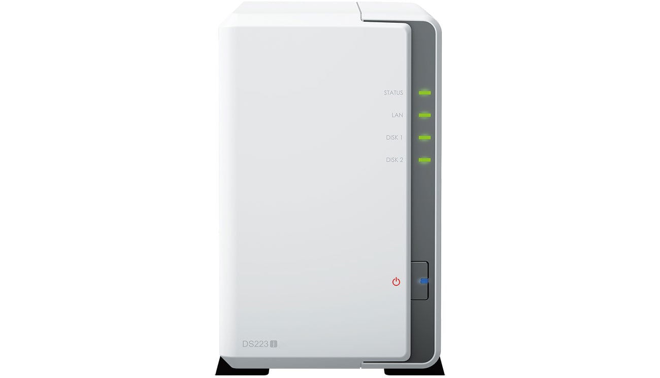 Synology DS223j, вид спереди