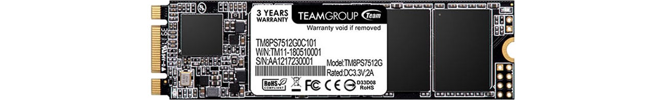 SSD Team Group 512 ГБ M.2 2280 MS30 TM8PS7512G0C101