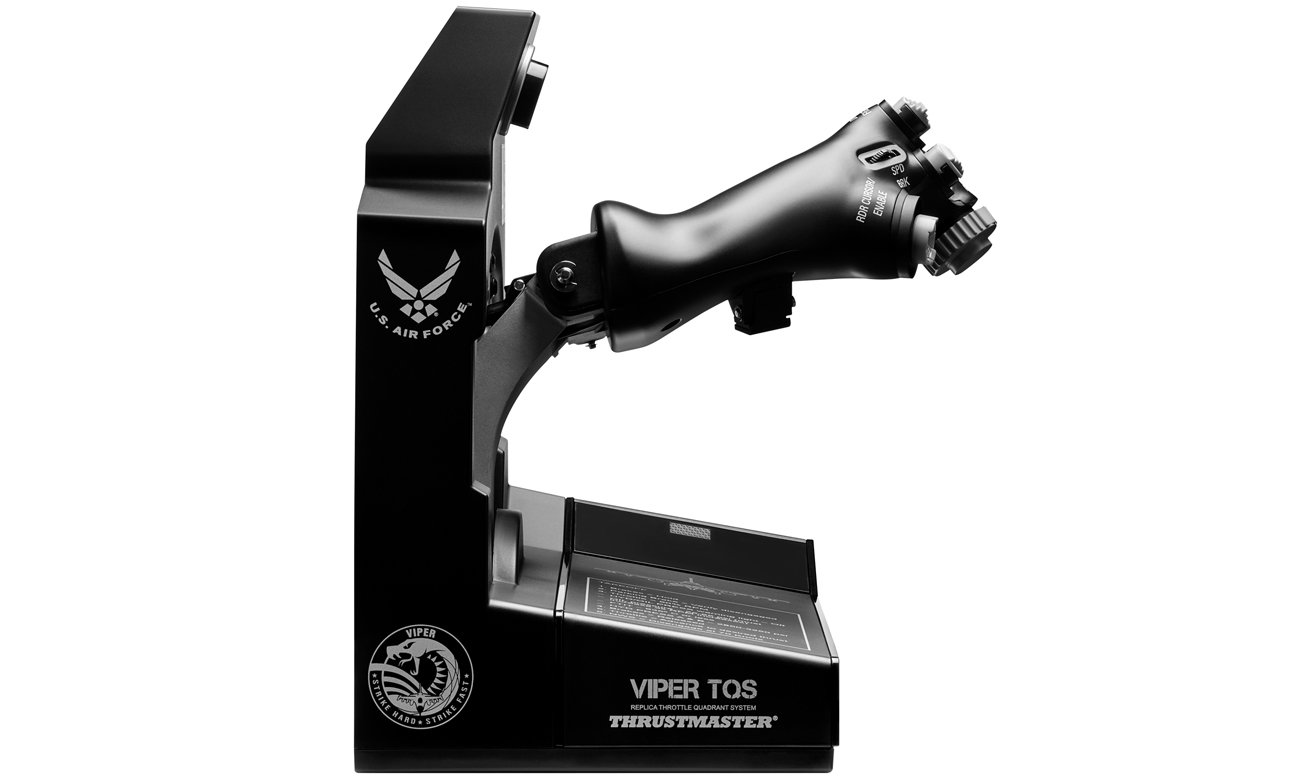 Металевий дросельний блок Thrustmaster Viper TQS Mission Pack - вид збоку