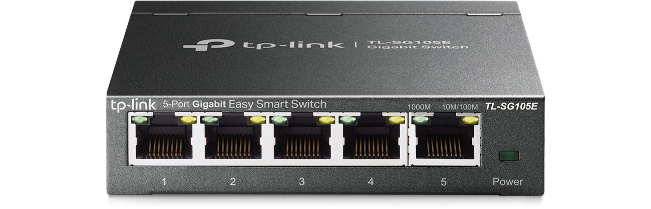 Коммутатор TP-Link 5p TL-SG105E 5x10/100/1000Mbit (Easy Smart) (SMB)