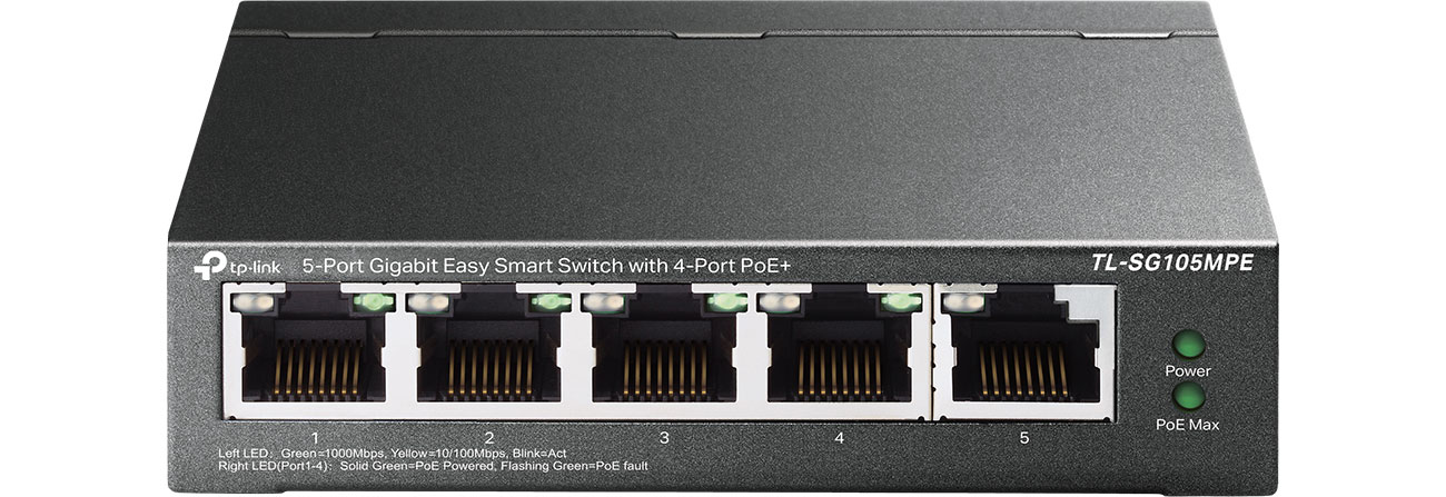 Порты TP-Link TL-SG105MPE