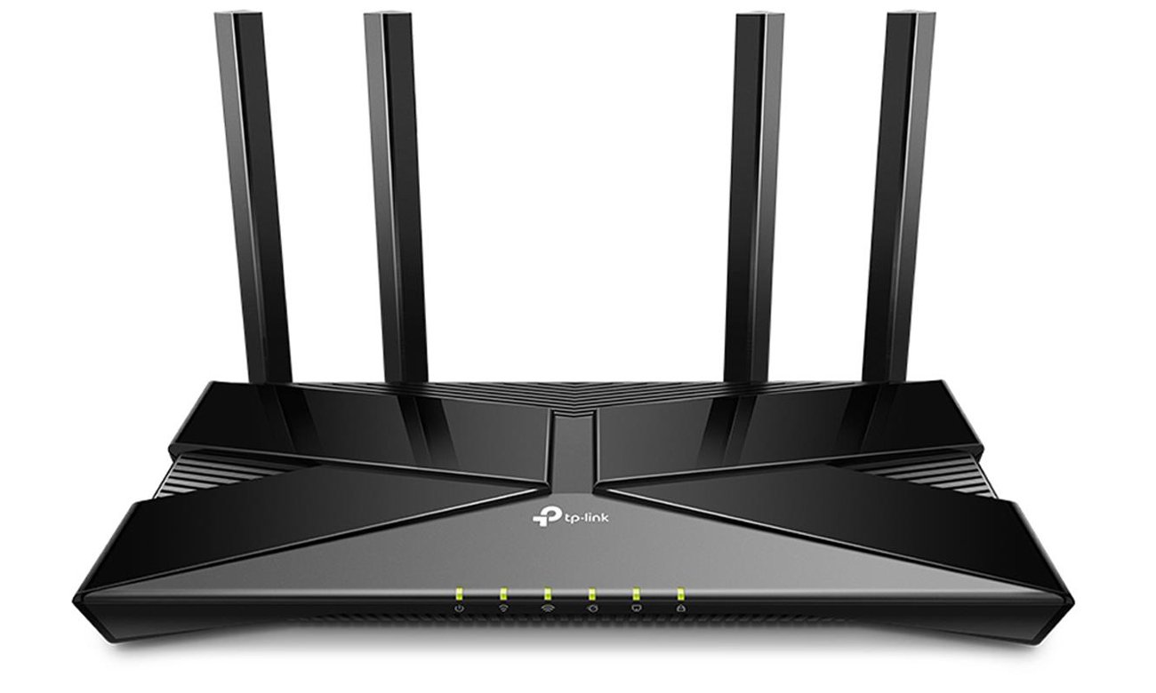 Двухдиапазонный маршрутизатор TP-Link Aginet EX220 Wi-Fi 6 (AX1800) – вид спереди