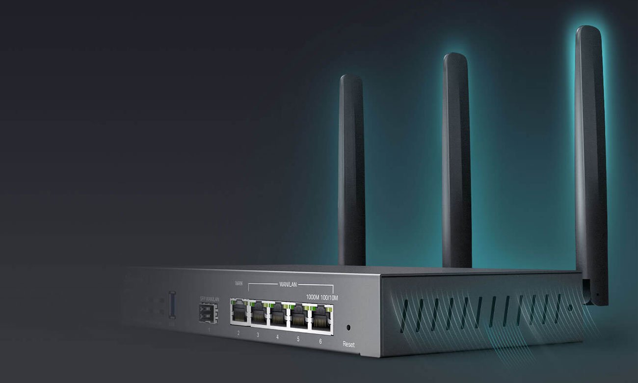 Антенны TP-Link ER706W, порты