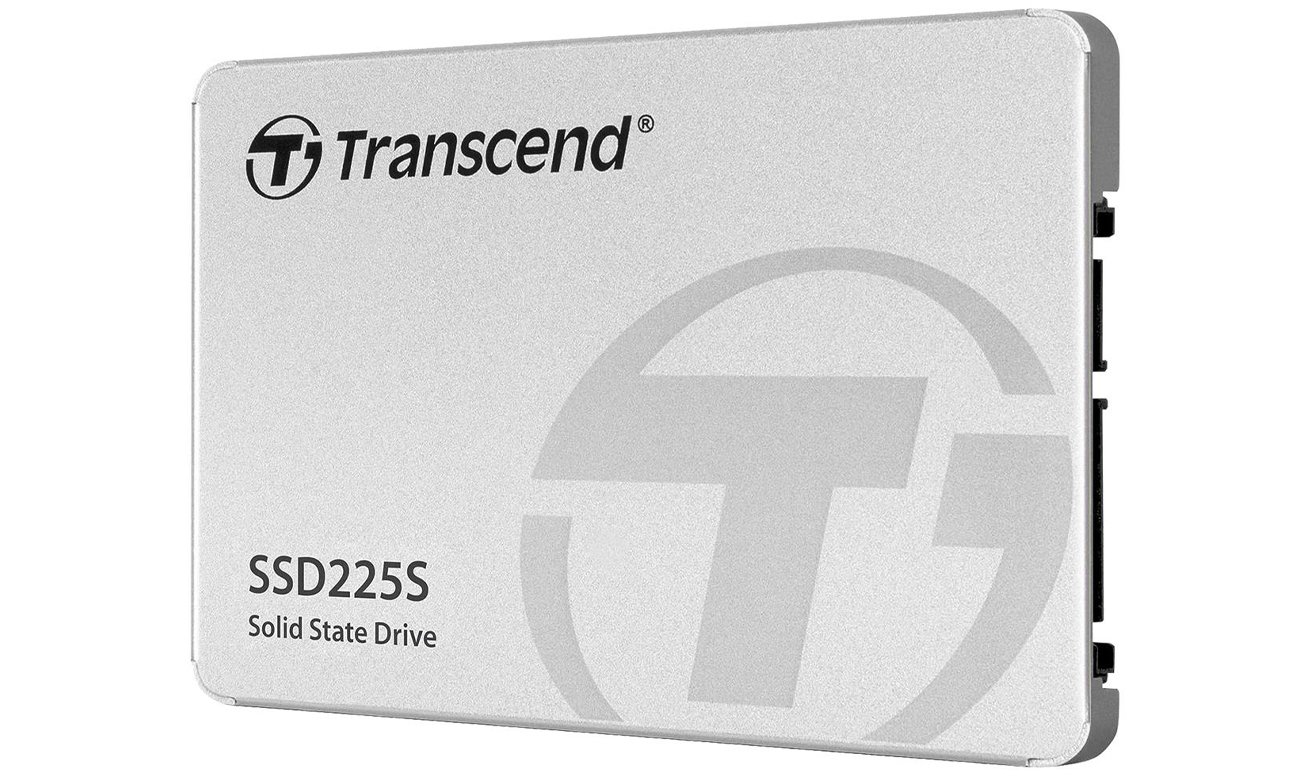 2,5-дюймовый твердотельный накопитель Transcend 225S SATA – вид спереди под углом