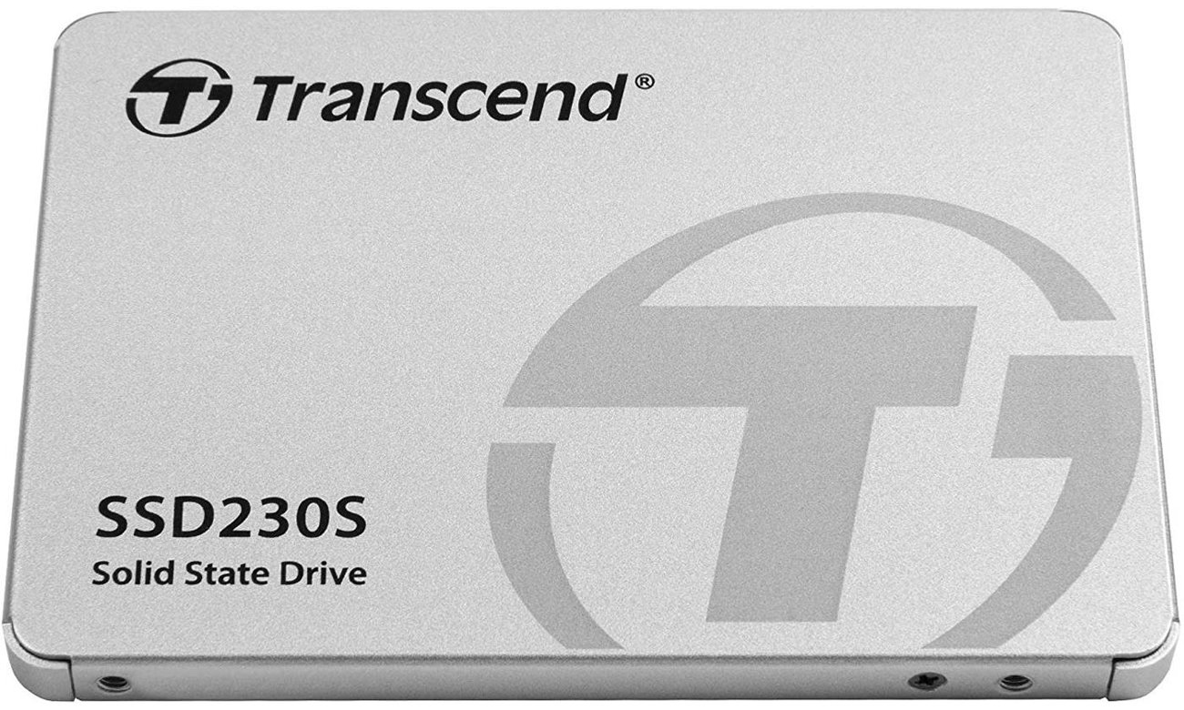 2,5-дюймовый SSD-накопитель Transcend 230S SATA – вид спереди под углом