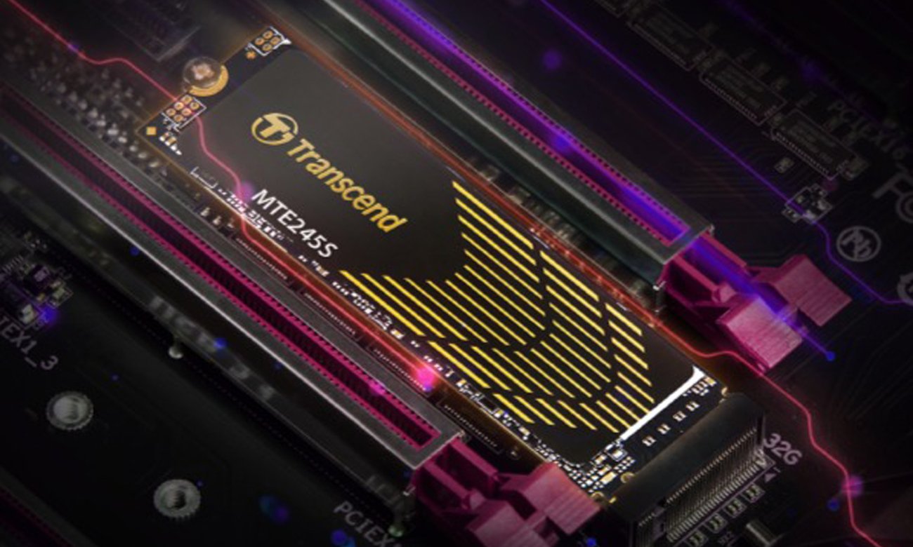 M.2 Transcend 245S PCIe Gen4 NVMe SSD - Быстрая передача данных