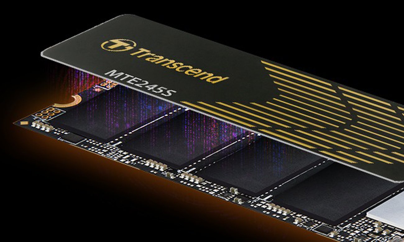 M.2 Transcend 245S PCIe Gen4 NVMe SSD – Lifestyle Graphics