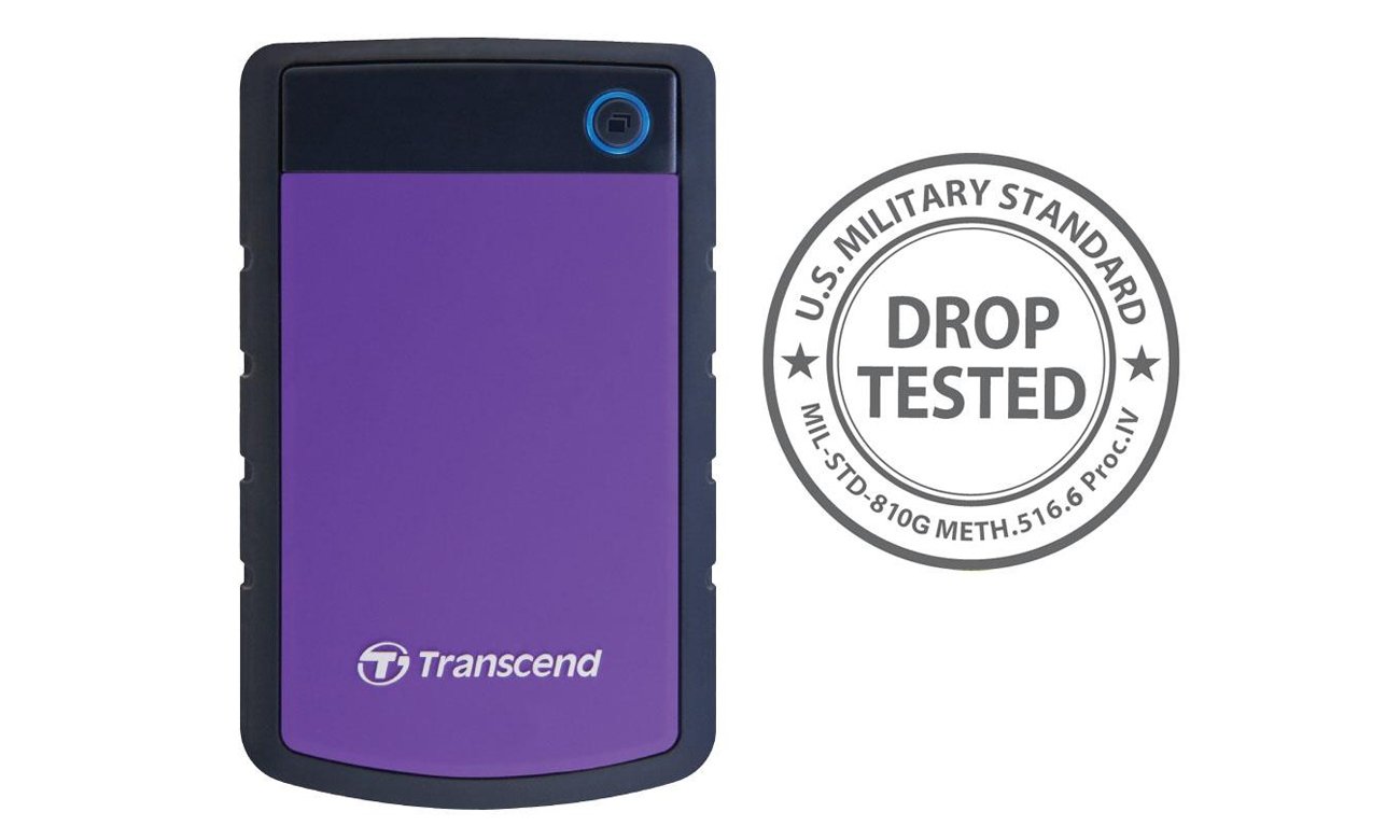 Transcend StoreJet 25 H3P 2TB Black/Purple USB 3.0