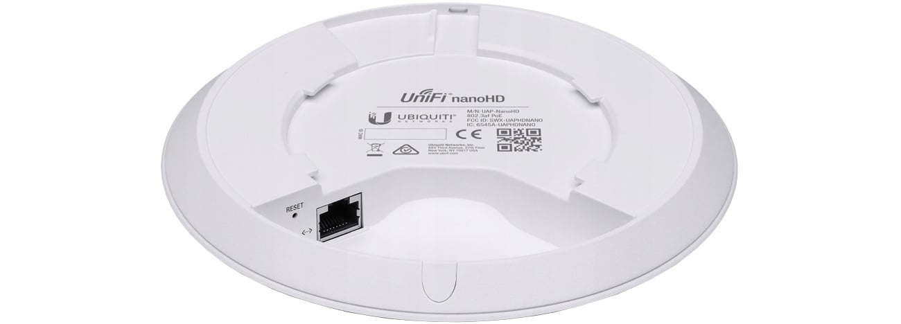 Ubiquiti UAP-nanoHD Вид знизу, роз'єм LAN