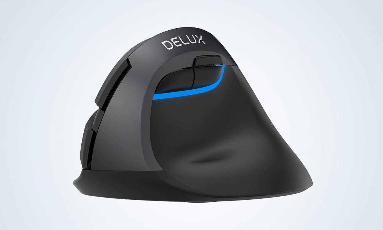 Вертикальная мышь Delux M618 Mini DB