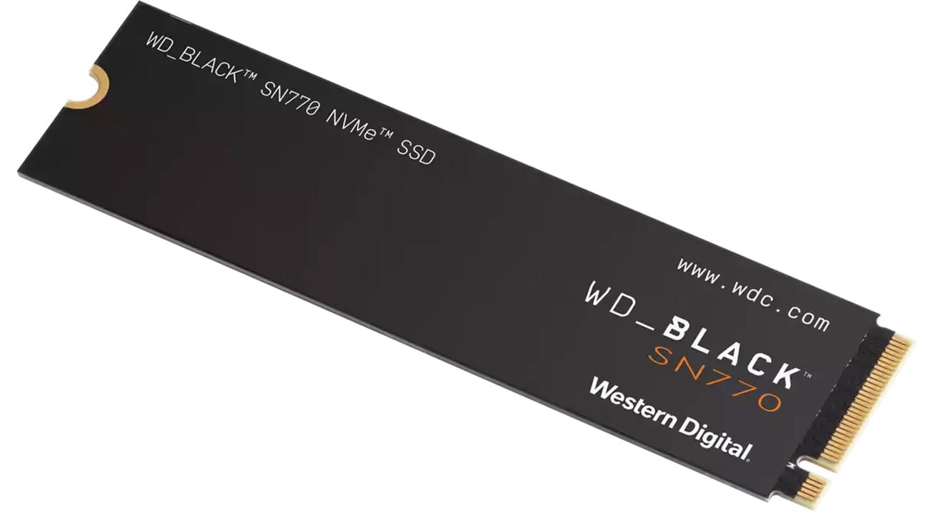 WD Black SN770 2 ТБ M.2 SSD - вид зверху пiд кутом