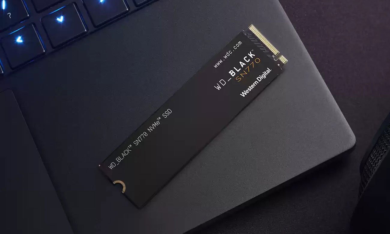 M.2 SSD WD Black SN770 2 ТБ - краща продуктивнiсть i швидша гра