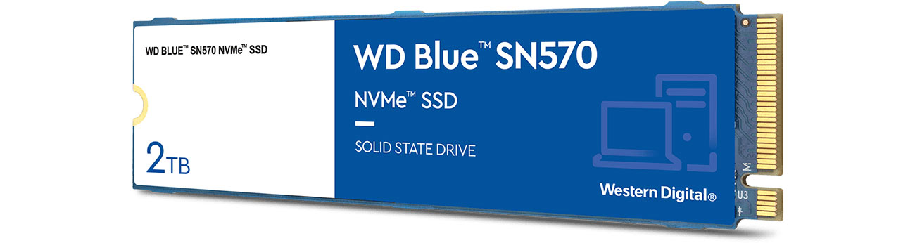 WD 2 ТВ M.2 PCIe NVMe Blue SN570 WDS200T3B0C