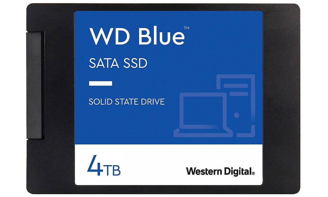 2,5-дюймовый SSD-накопитель WD Blue SA510 4 ТБ – вид спереди