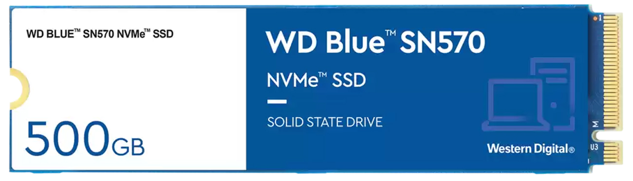 M.2 SSD WD Blue SN570 NVMe 500GB