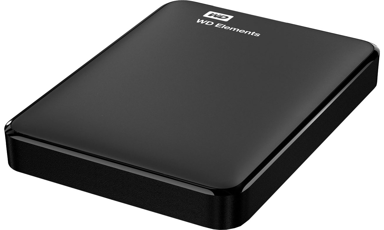 WD Elements Portable 5TB черный, вид сзади