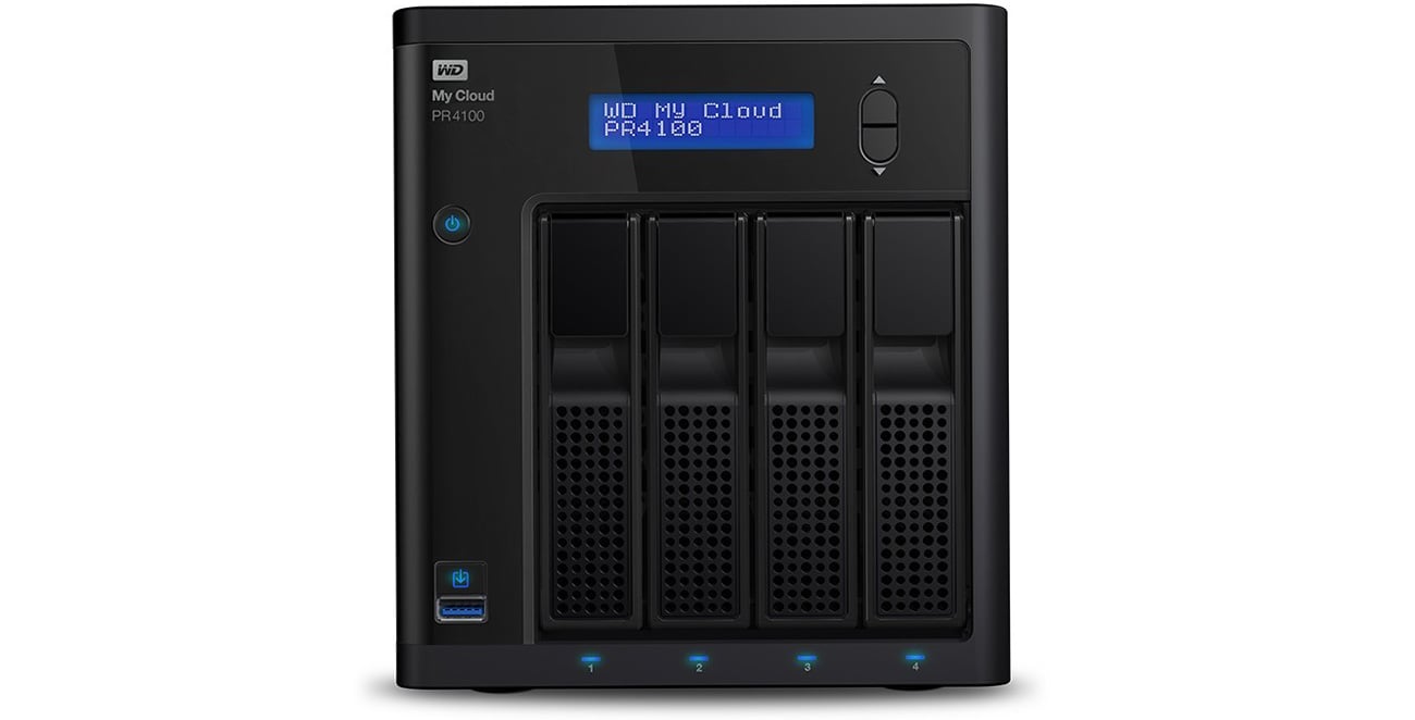 WD My Cloud PR4100 прост в использовании