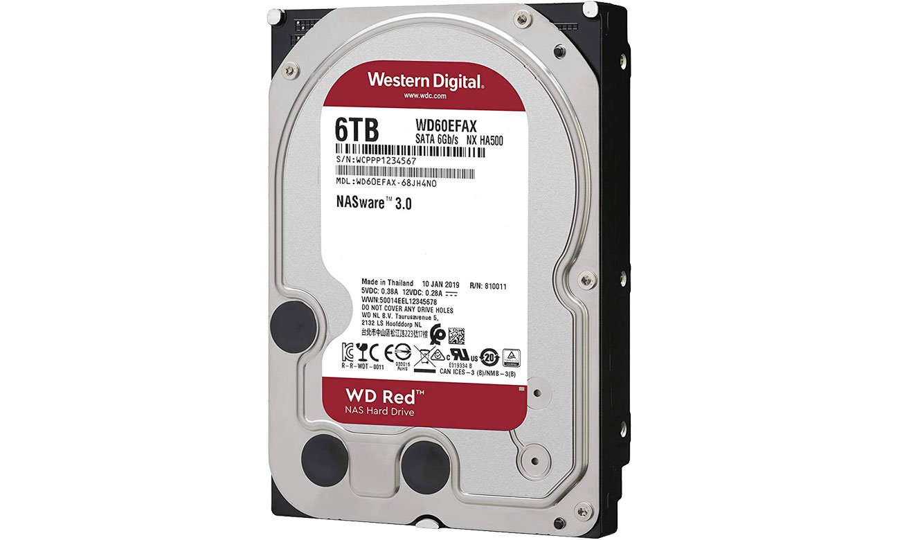 WD 6TB IntelliPower 64MB RED для малого та середнього бiзнесу