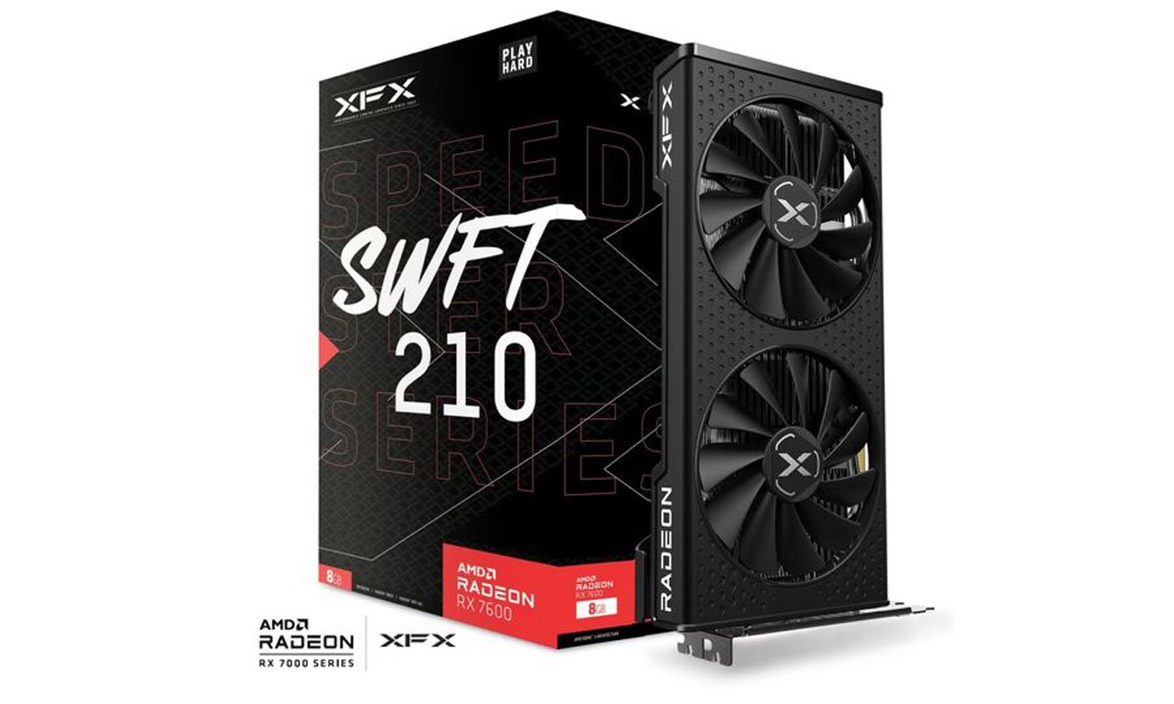 XFX Radeon RX 7600 Core Edition 8 ГБ GDDR6