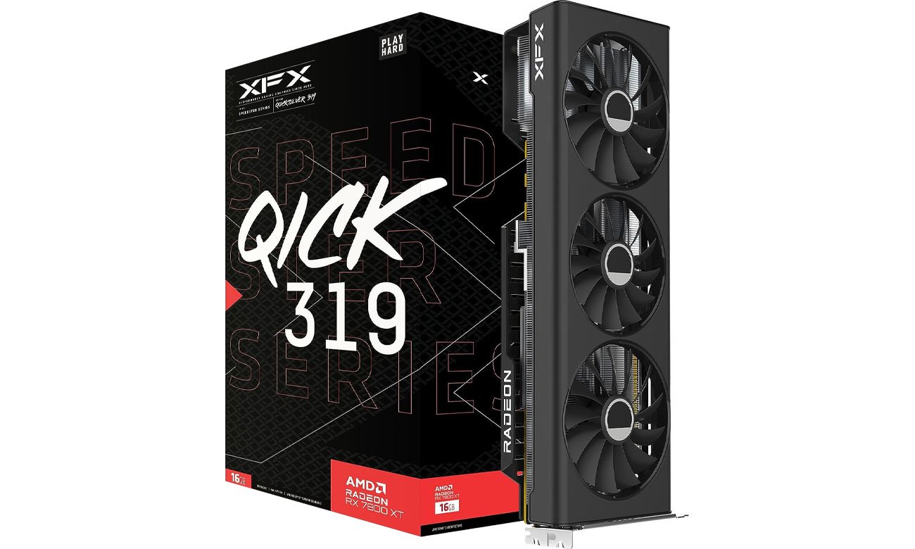 XFX Radeon RX 7800 XT SPEEDSTER QICK319 CR 16 ГБ GDDR6