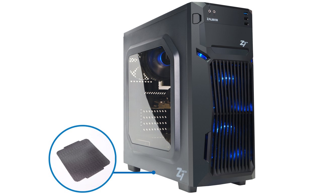 Zalman Z1 Neo USB 3.0 протипилові фільтри