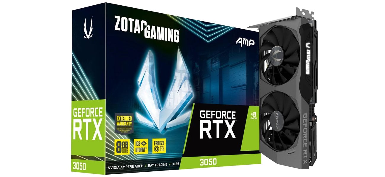 Zotac GeForce RTX 3050 AMP 8 ГБ GDDR6