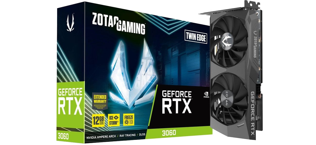 Zotac GeForce RTX 3060 Twin Edge 12GB GDDR6 ZT-A30600E-10M