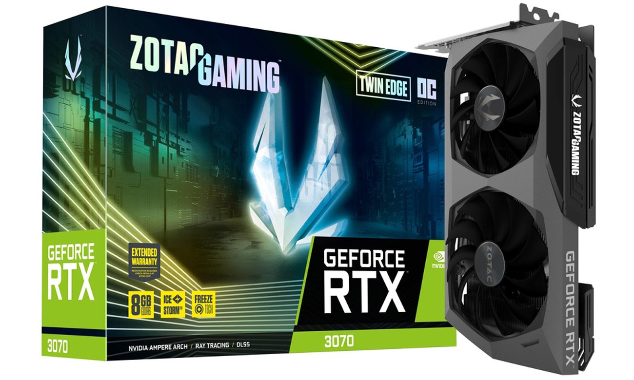 Видеокарта Zotac GeForce RTX 3070 Twin Edge OC LHR 8 ГБ