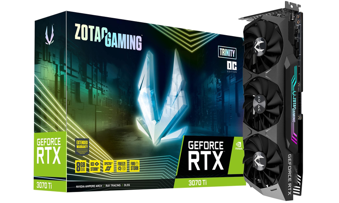 Zotac GeForce RTX 3070 Ti GAMING TRINITY OC 8 ГБ