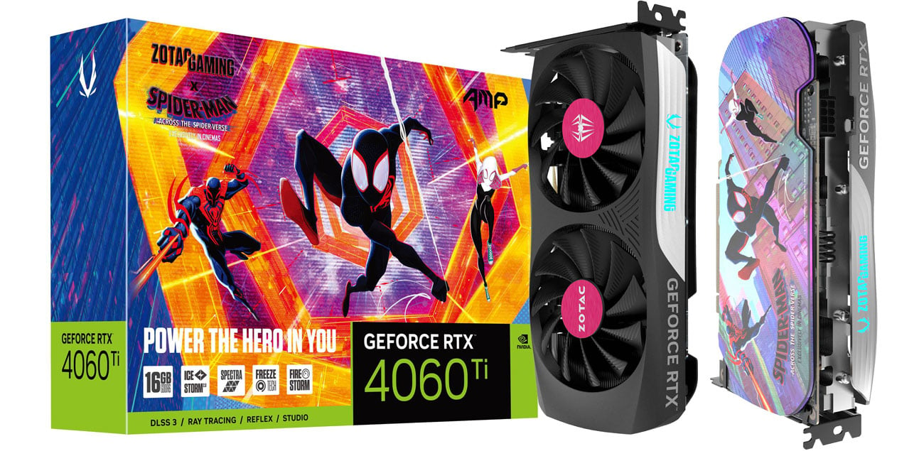 Zotac GeForce RTX 4060 Ti Gaming AMP SPIDERMAN 16GB GDDR6