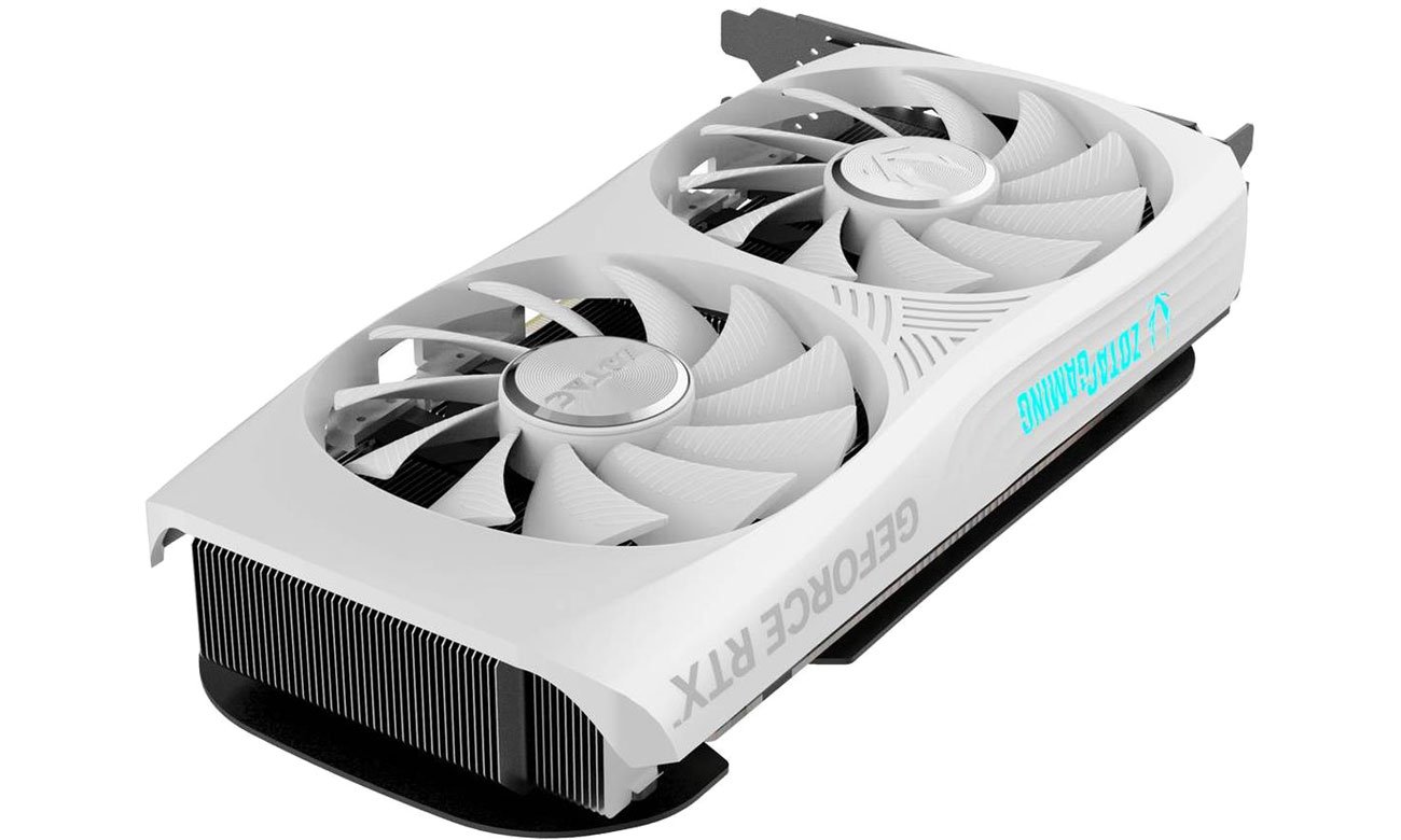 Охлаждение Zotac GeForce RTX 4060 Ti Gaming Twin Edge White Edition