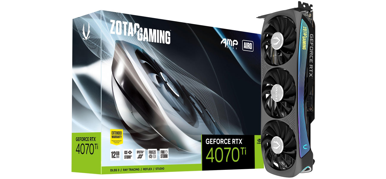 Zotac GeForce RTX 4070 Ti GAMING AMP AIRO 12GB GDDR6X