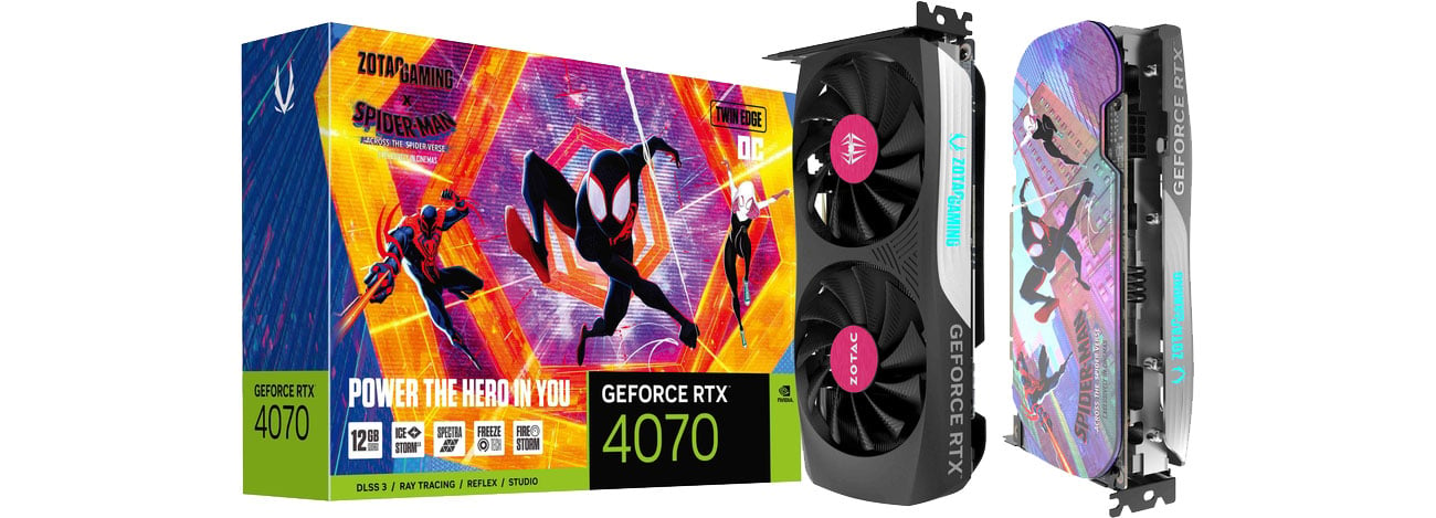 Zotac GeForce RTX 4070 Twin Edge OC SPIDERMAN 12GB GDDR6X