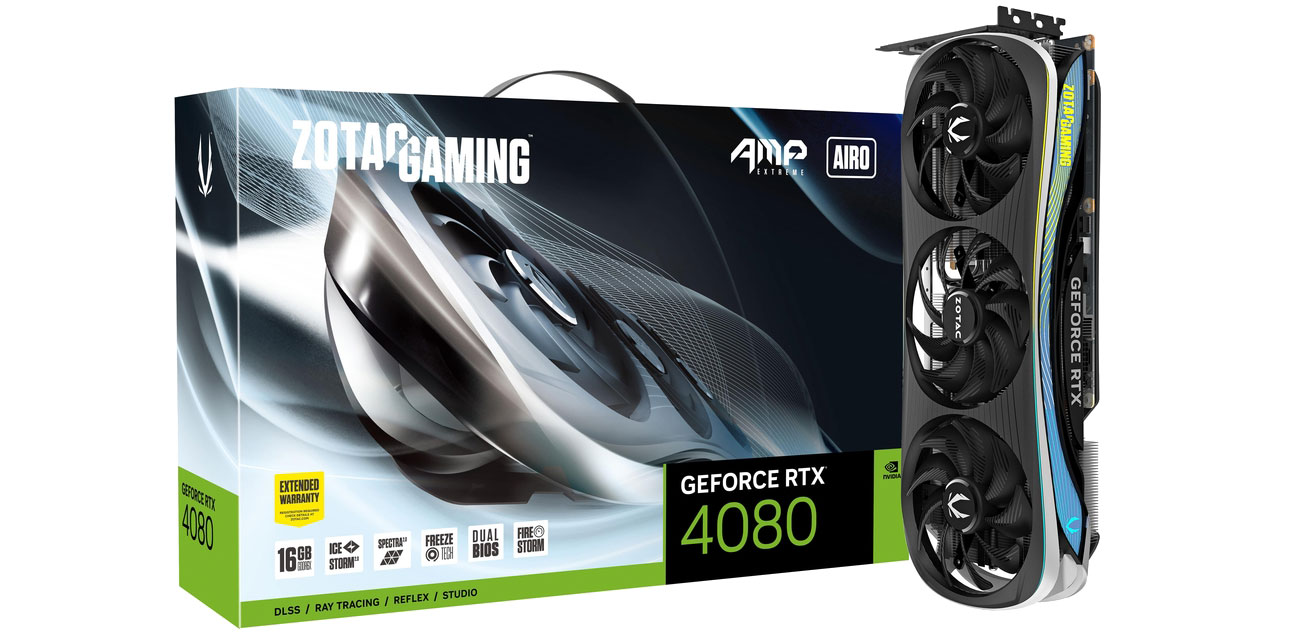 Zotac GeForce RTX 4080 Gaming AMP Extreme AIRO 16GB GDDR6X