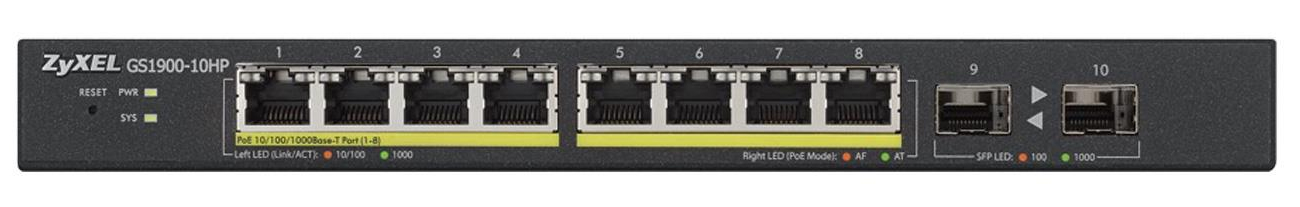 Zyxel 10p GS1900-10HP