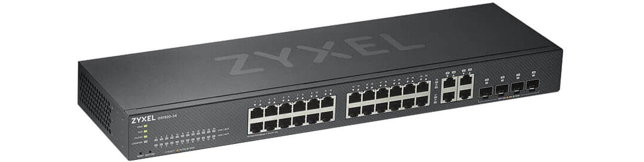 Коммутатор Zyxel 28p GS1920-24v2 (24x100/1000Mbit 4xRJ-45/SFP)