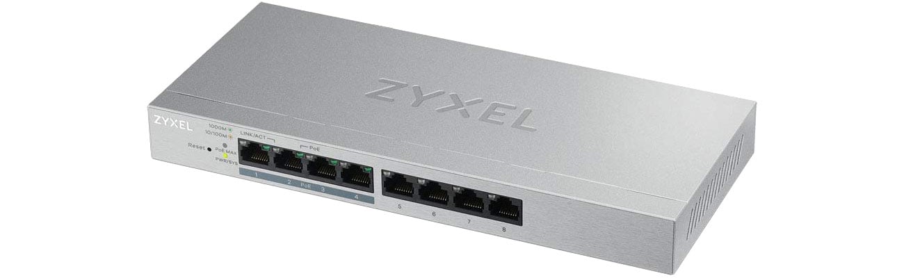 Комутатор Zyxel 8p GS1200-8HP V2 8x10/100/1000Mbit 4xPoE