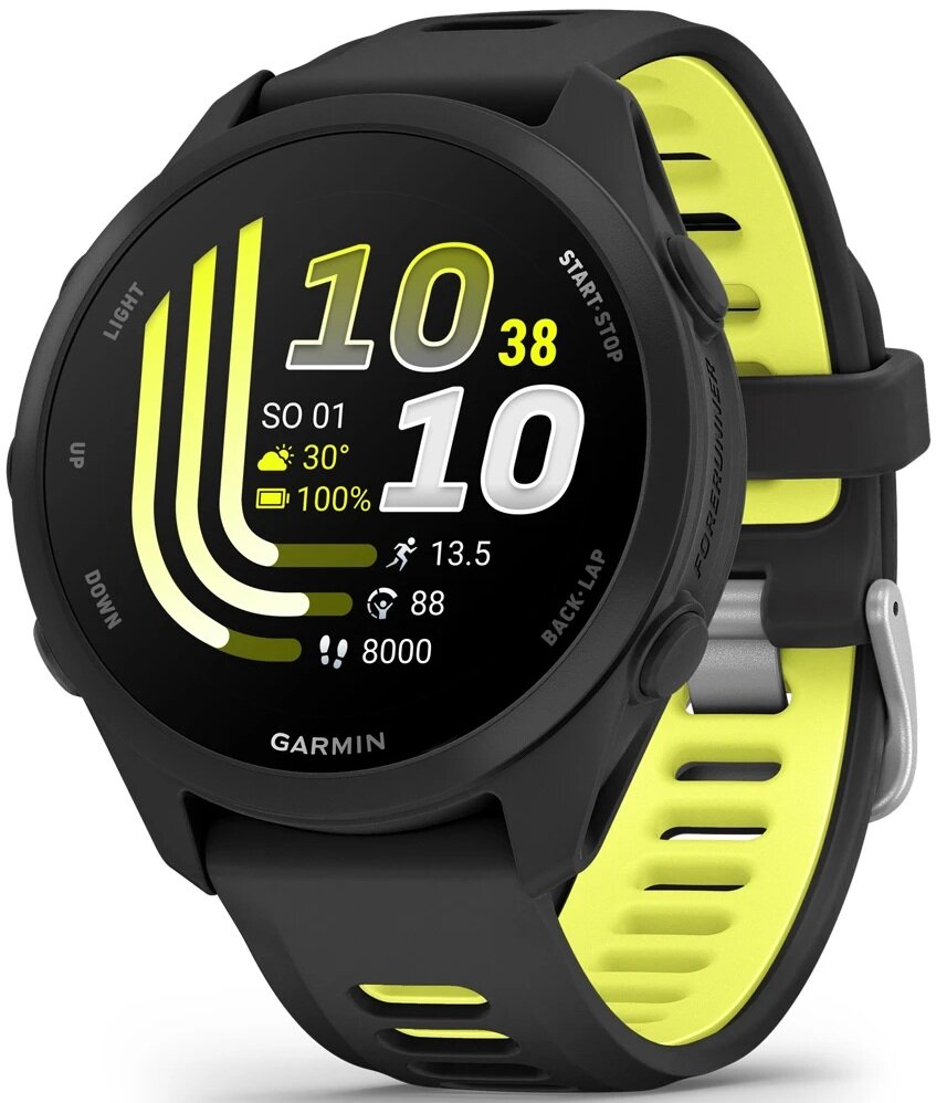 Garmin Forerunner 170 Black with Black/Amp Yellow Band (010-03920-00)