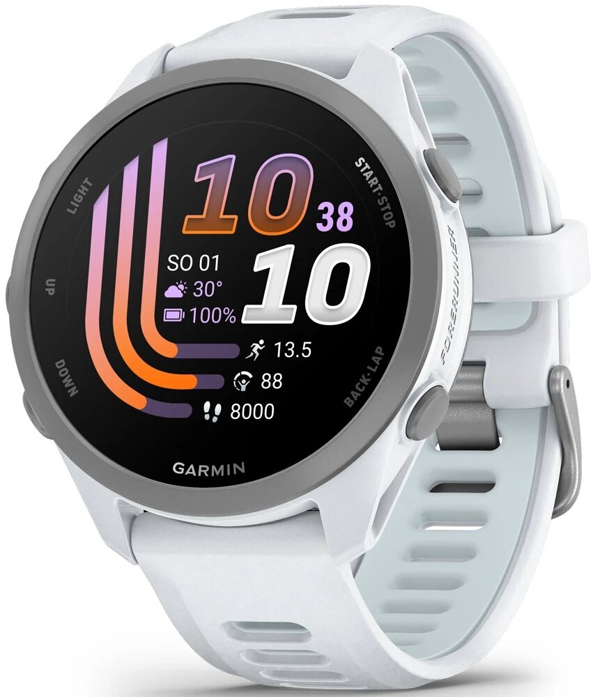Garmin Forerunner 170 Whitestone with Whitestone/Cloud Blue Band (010-03920-01)