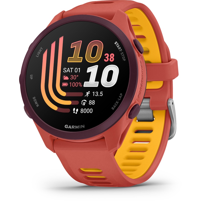 Garmin Forerunner 170 Music Red Pink with Red Pink/Mango Band (010-03920-13)