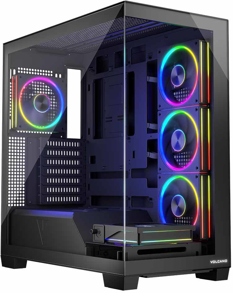 Modecom VOLCANO STELLAR ARGB MIDI Black (AT-STELLAR-5F-ARGB-10)